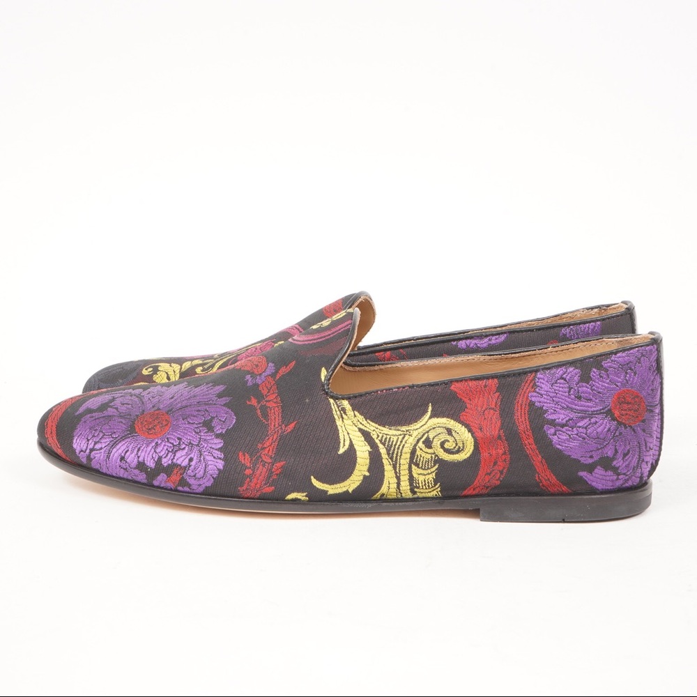 NIB Versace Pantofola Tessuto Multicolor Size 40 - Picture 8 of 12